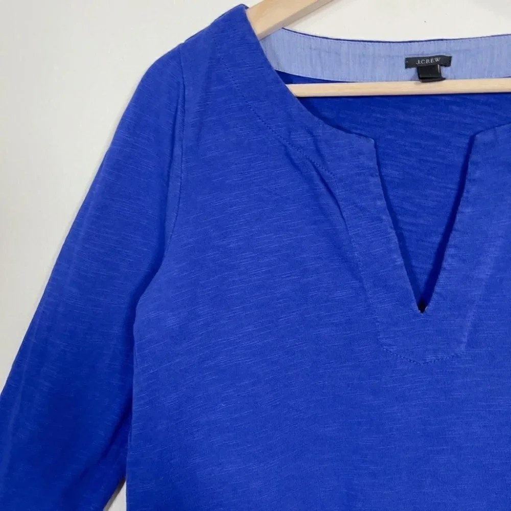 J.CREW TUNIC DRESS IN ROYAL BLUE